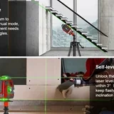 OUOAENR Green Laser Level — second studio view